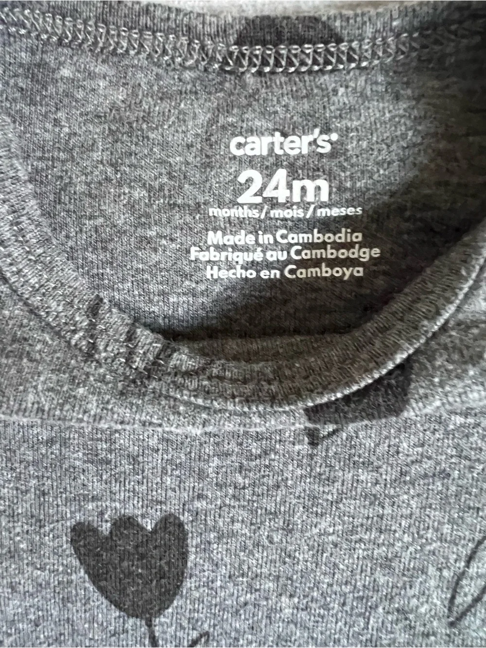 Carter's Girls Variety Mixed Print Short-Sleeve Onsies Set 24 Months